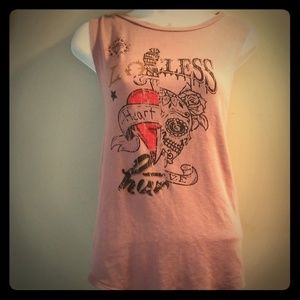 Shredded Ripped Back detail top size M